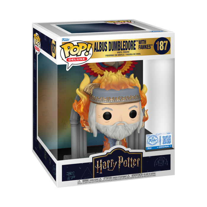 Funko Deluxe - Albus Dumbledore with Fawkes
